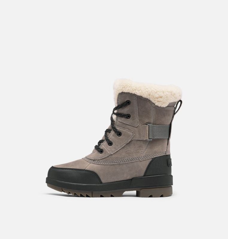 Womens Snow Boots Dark Grey - Sorel Tivoli™ IV Parc Mid - 741-VYKDUB